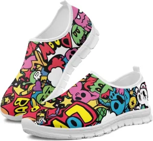 Women Slip On Tennis Shoes Womens Non Slip Work Shoes Casual Sneakers