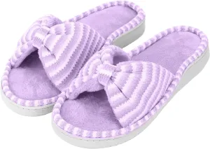 Women Summer Slippers Open Toe Slippers Memory Foam Anti-slip House Shoes Indoor Outdoor Christmas Gifts