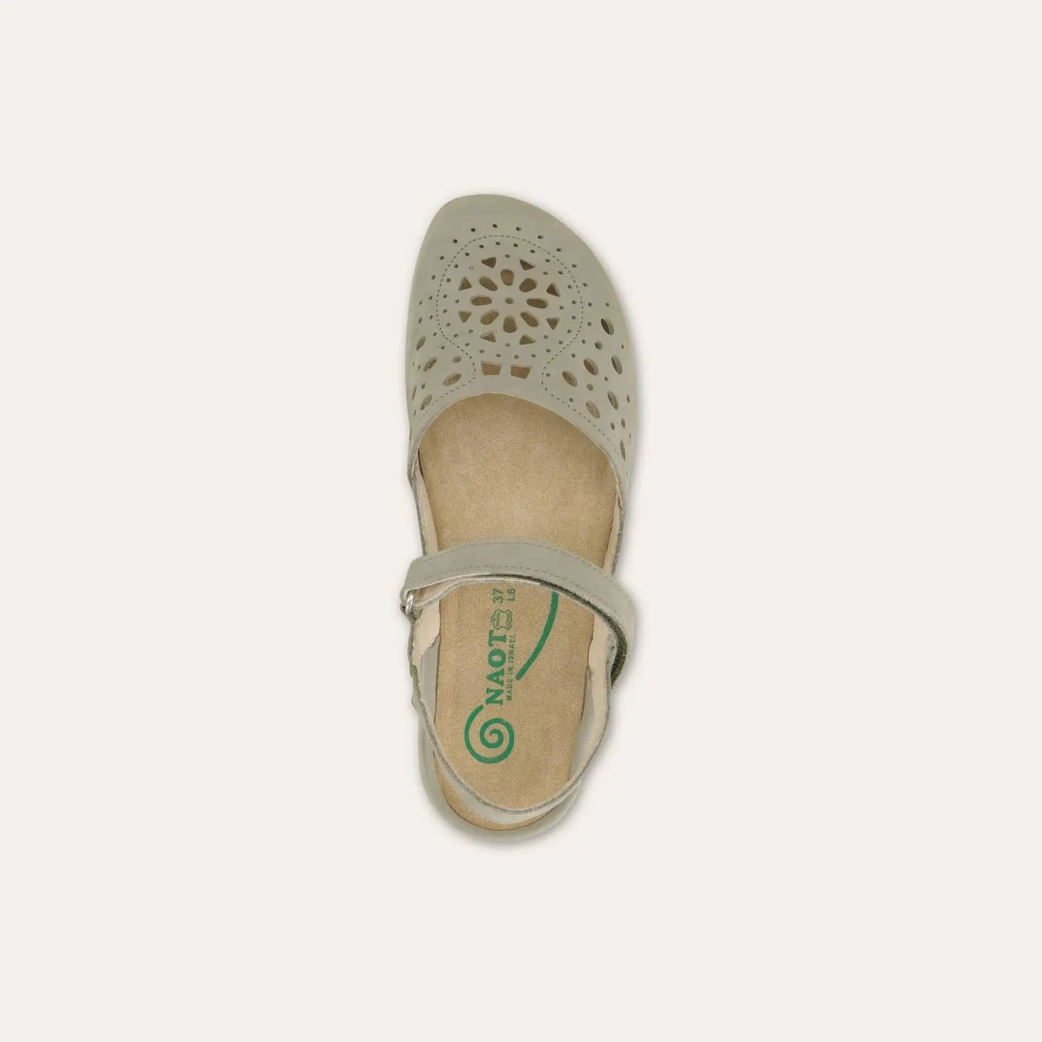 Women's Arataki Mary Jane Shoes - Medium In Sage Nubuck