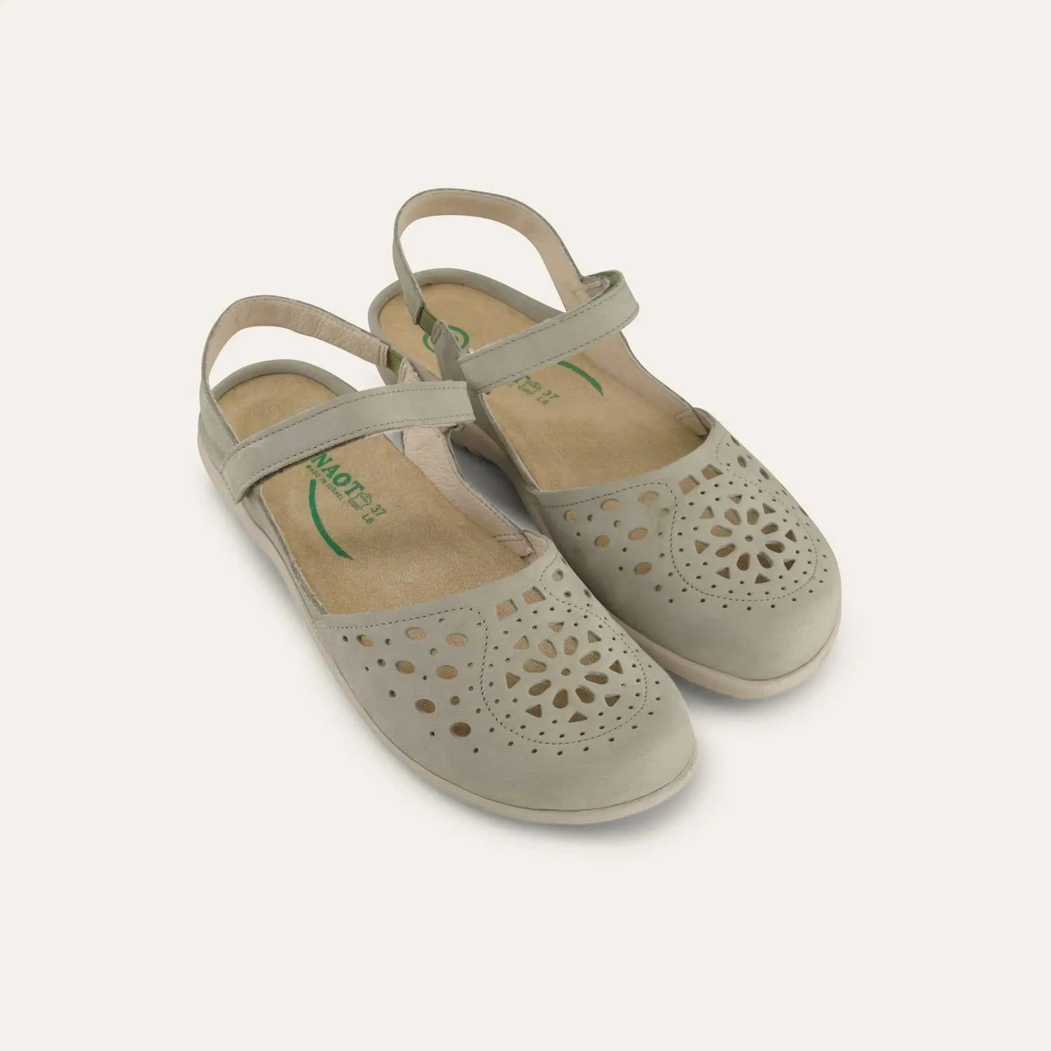 Women's Arataki Mary Jane Shoes - Medium In Sage Nubuck