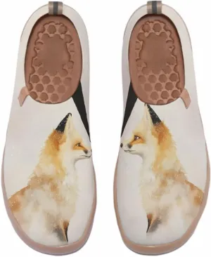 Women's Art Painted Travel Shoes Slip-On Fashion Sneaker Knit Mesh Walking Casual Loafers