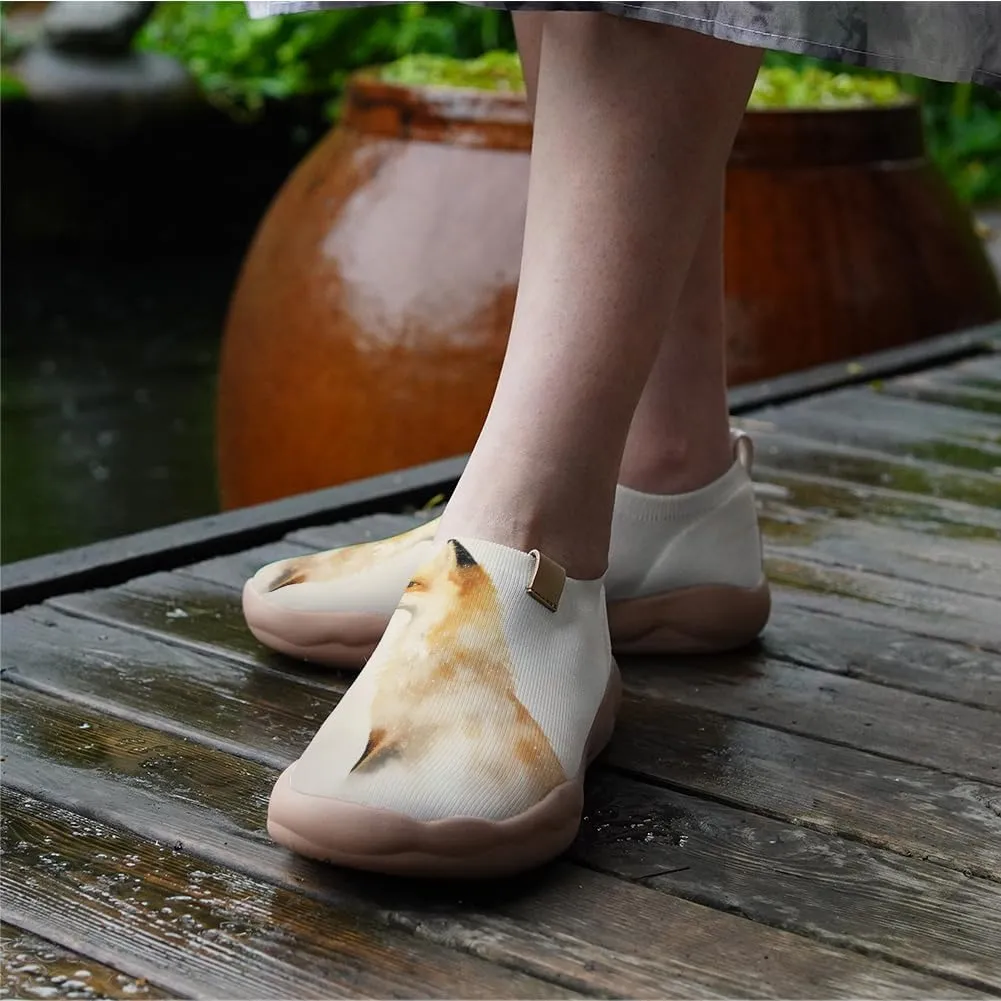 Women's Art Painted Travel Shoes Slip-On Fashion Sneaker Knit Mesh Walking Casual Loafers