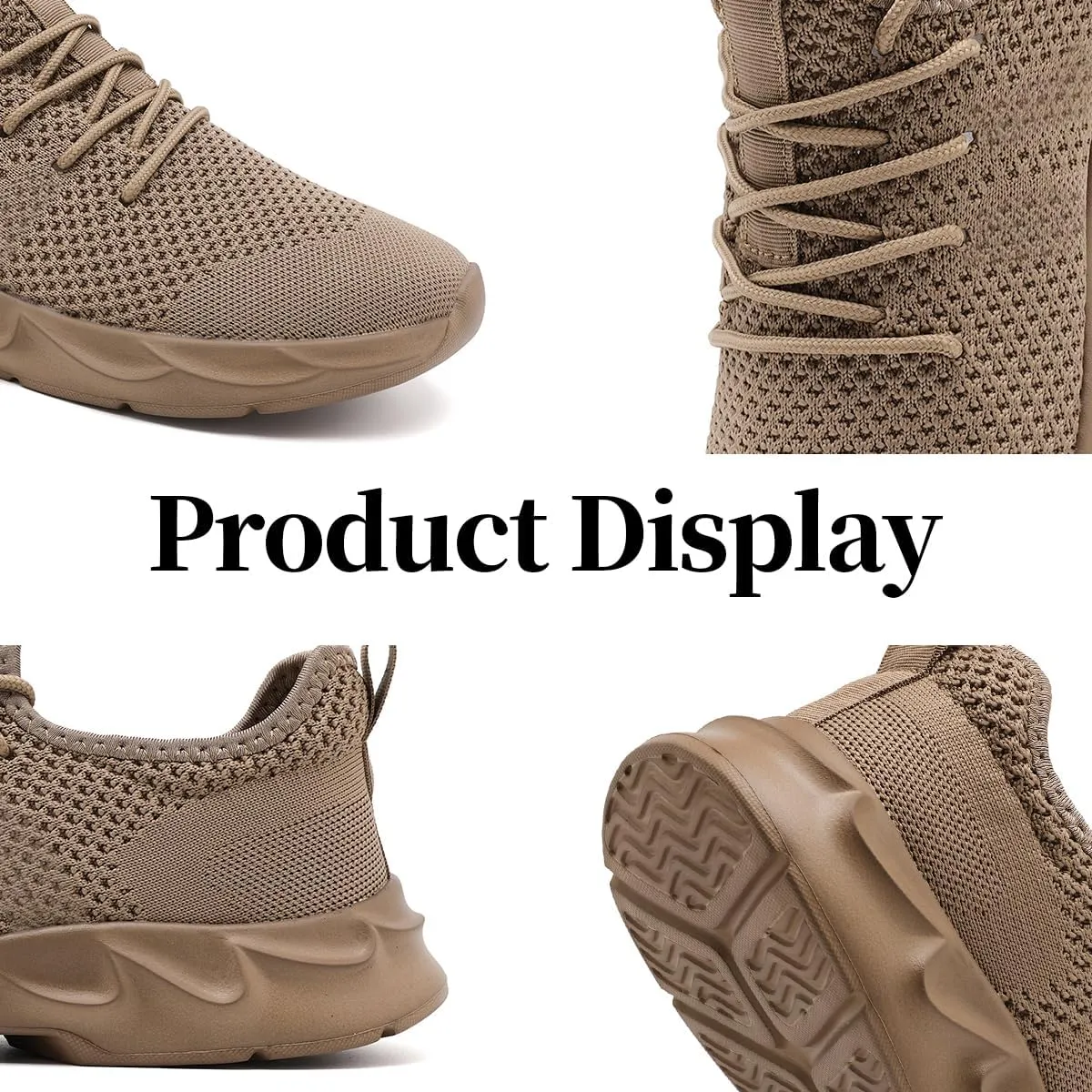 Women's Breathable Casual Athletic Sneakers, Lightweight Comfortable Slip On Gym Walking Tennis Fashion Sports Shoes