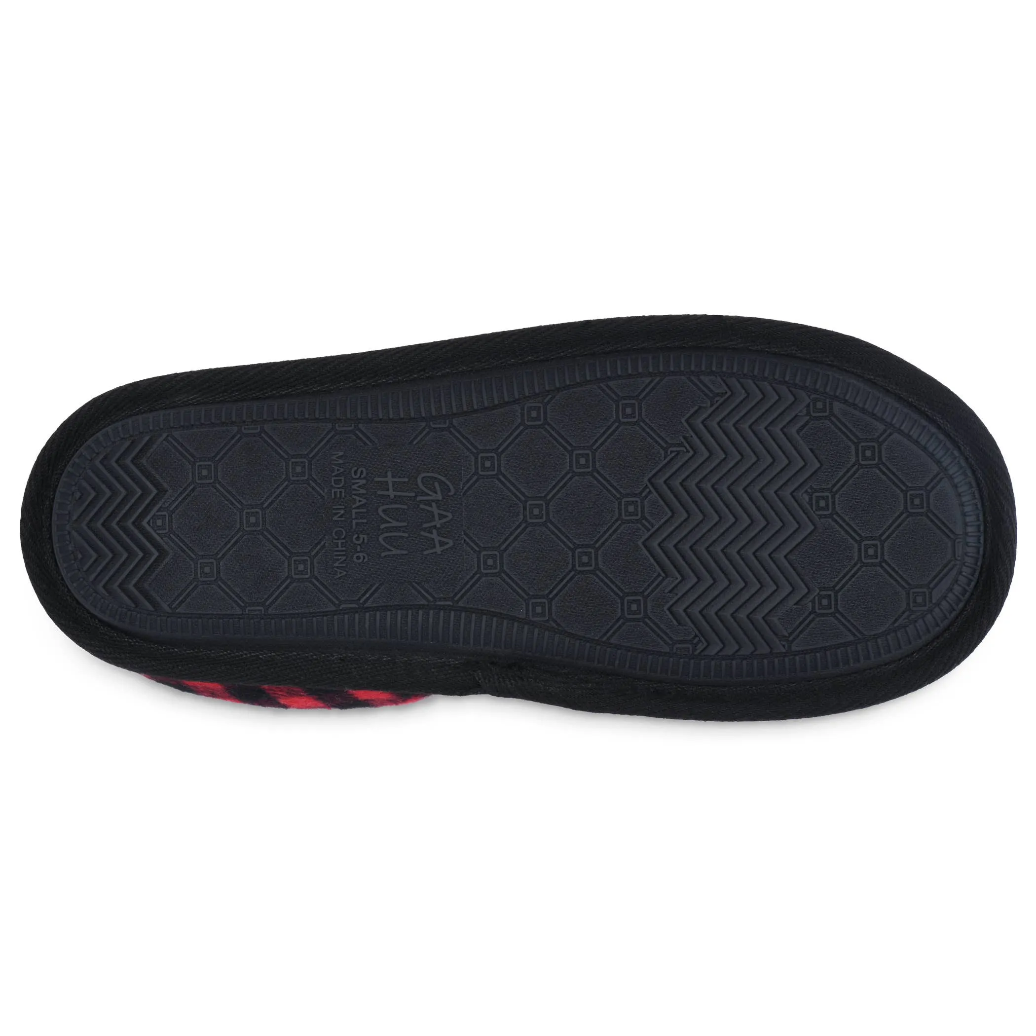 Womens buffalo check clog slipper