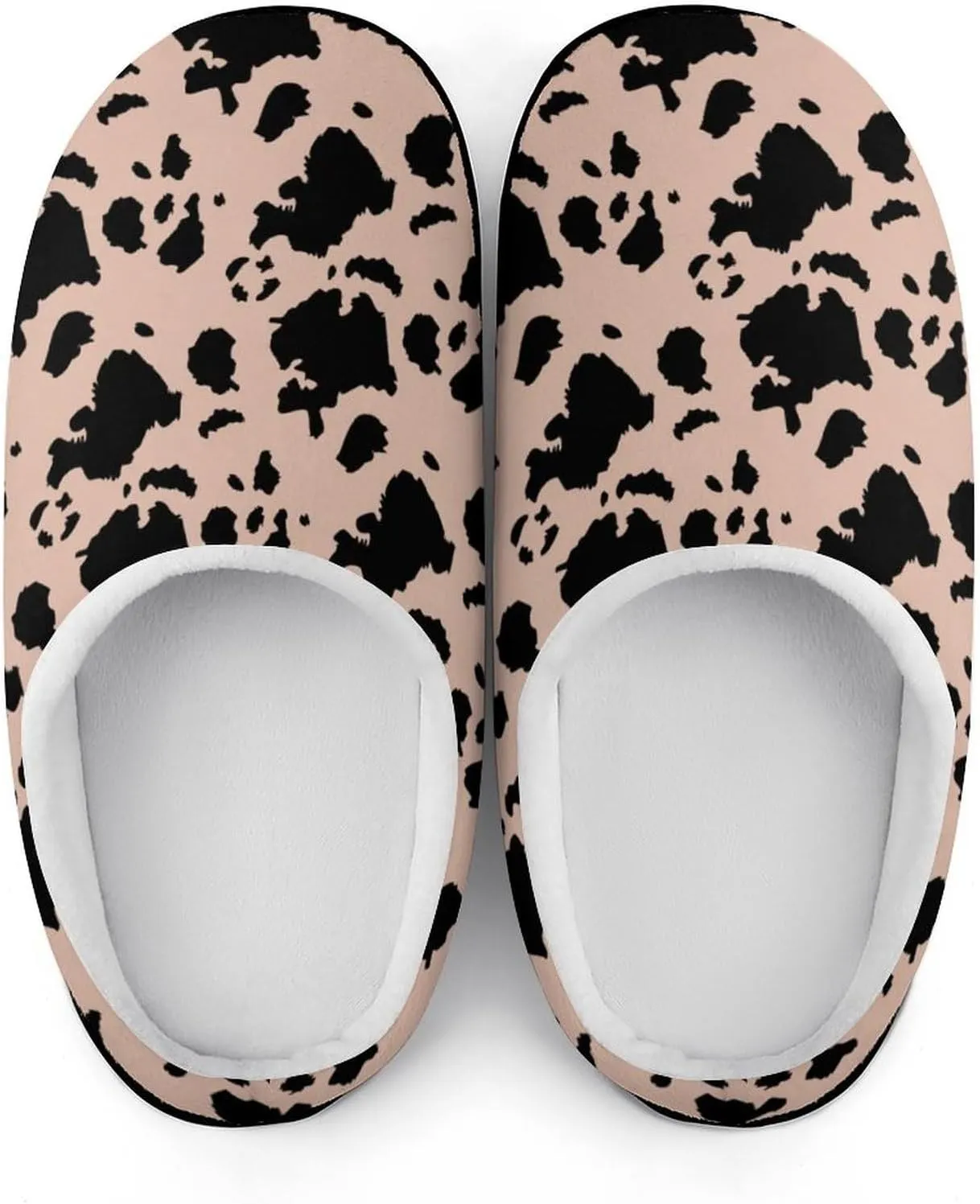 Womens Clog Slippers Comfy Bedroom Slip-On Shoes Men's Halloween Slippers Warm Cotton House Slippers Indoor Outdoor