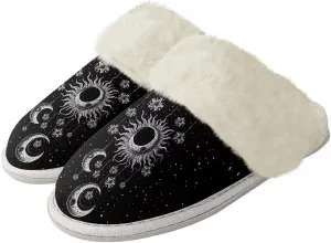 Womens Fluffy House Slippers for Winter Warm Comfy Bedroom Slippers Women Non Slip Size 5-13
