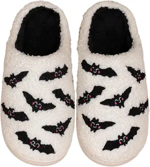 Womens Mens House Slippers Retro Comfy Warm Plush Slip on Fluffy Memory Foam Home Sippers for Winter Indoor Outdoor