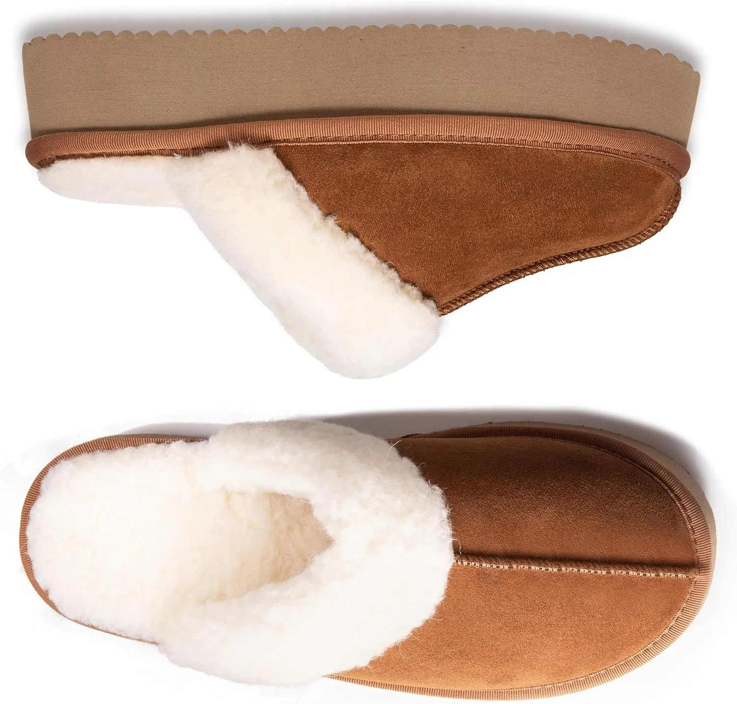 Women's Platform Slippers for Women Slip-on Slippers Winter Fluffy Warm Comfy Furry Shoes for Outdoor Indoor House