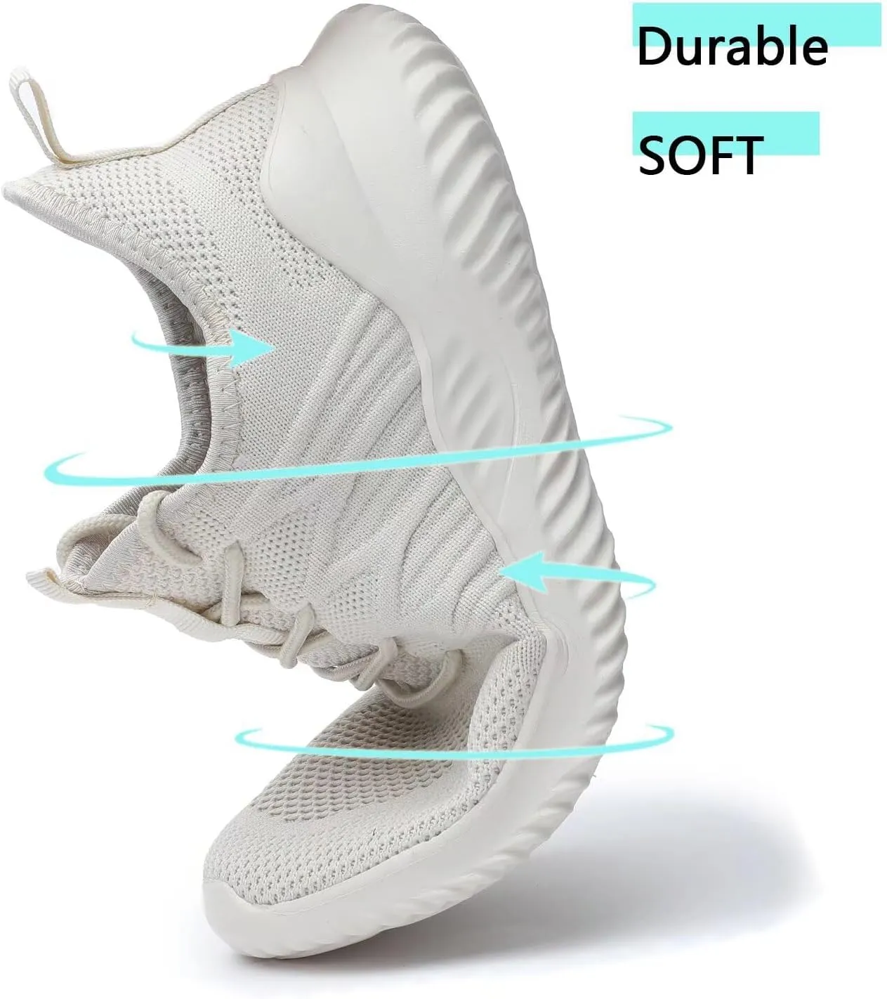 Women's Running Shoes Ladies Slip on Tennis Walking Sneakers Lightweight Breathable Comfort Work Gym Trainers Stylish Shoes