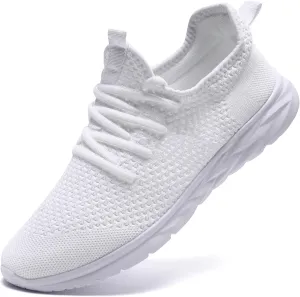 Womens Running Shoes Lightweight Tennis Shoes Slip On Walking Shoes Breathable Sneakers for Gym Travel Work