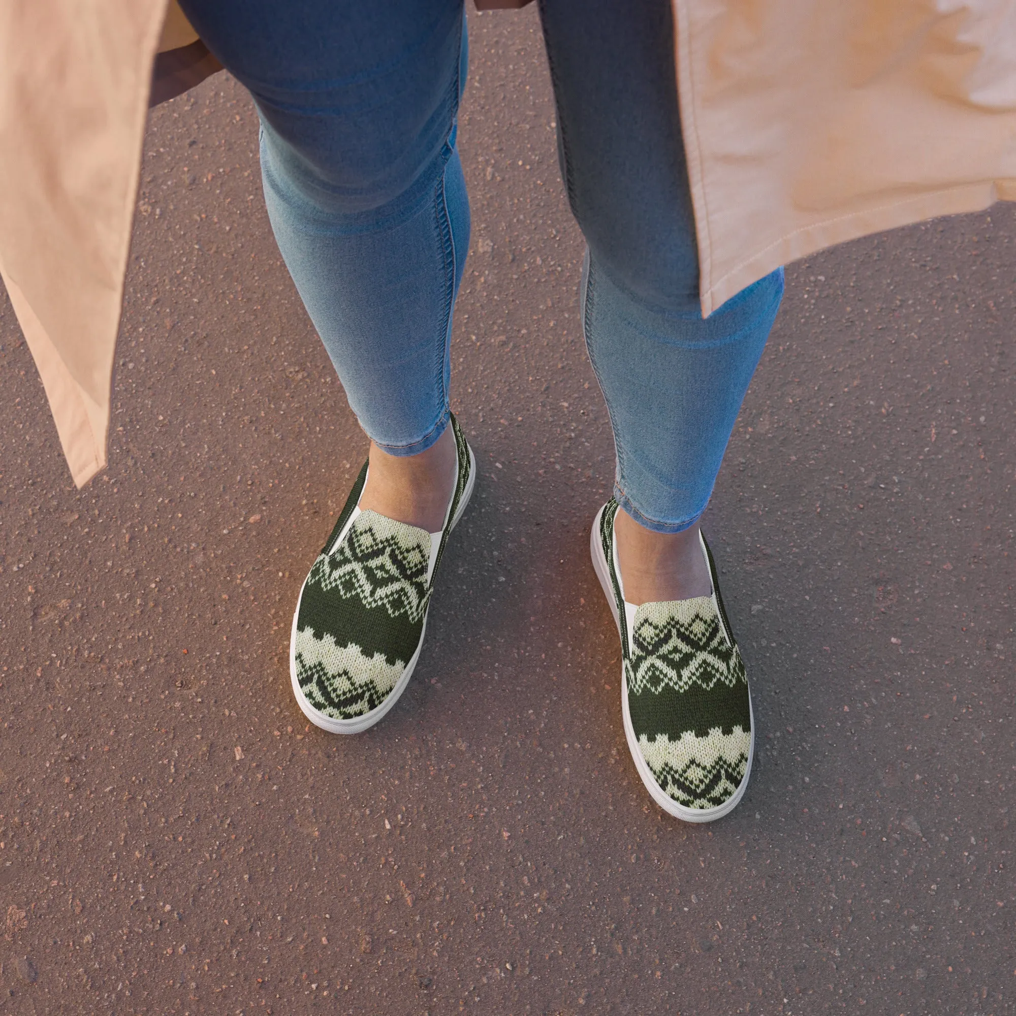 Women’s slip-on canvas shoes - Ugly SG008