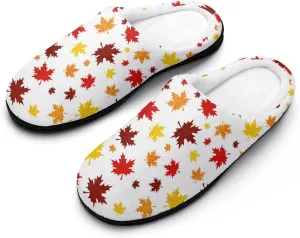 Womens Slippers Comfy Bedroom Slip-On Shoes Men's Halloween Slippers Cotton House Slippers Indoor Memory Foam Slippers