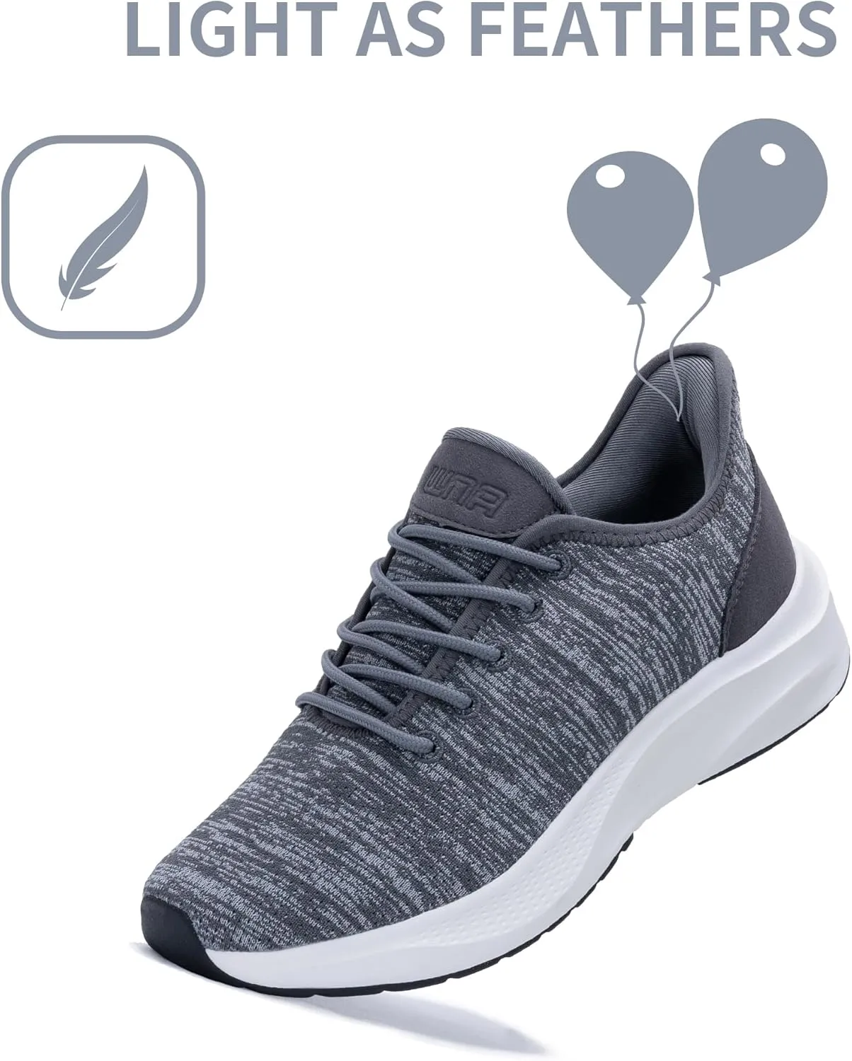 Women's Tennis Shoes,Comfortable Breathable Knit Slip On Sneakers, Convenient Shoes for Everyday and Travel