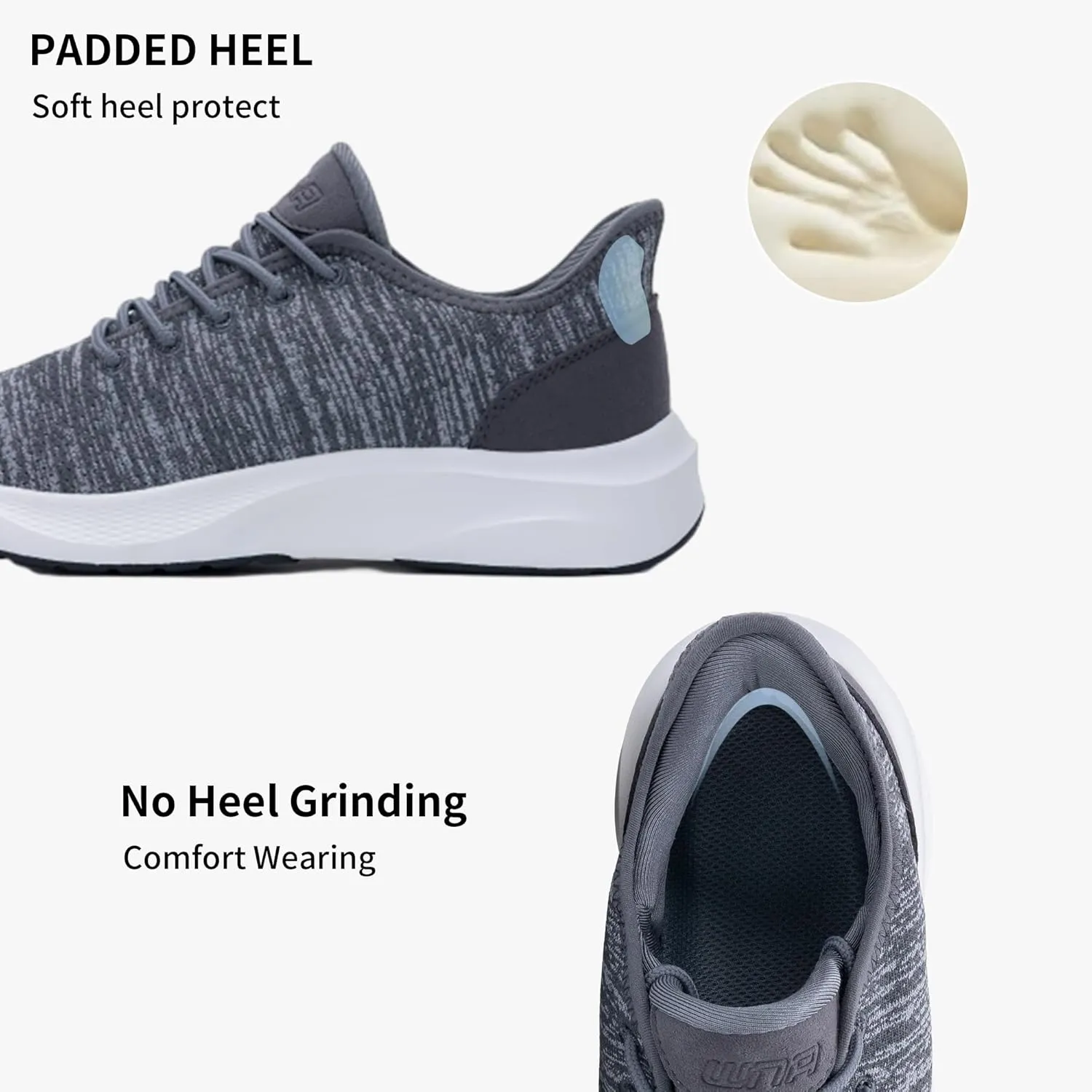 Women's Tennis Shoes,Comfortable Breathable Knit Slip On Sneakers, Convenient Shoes for Everyday and Travel