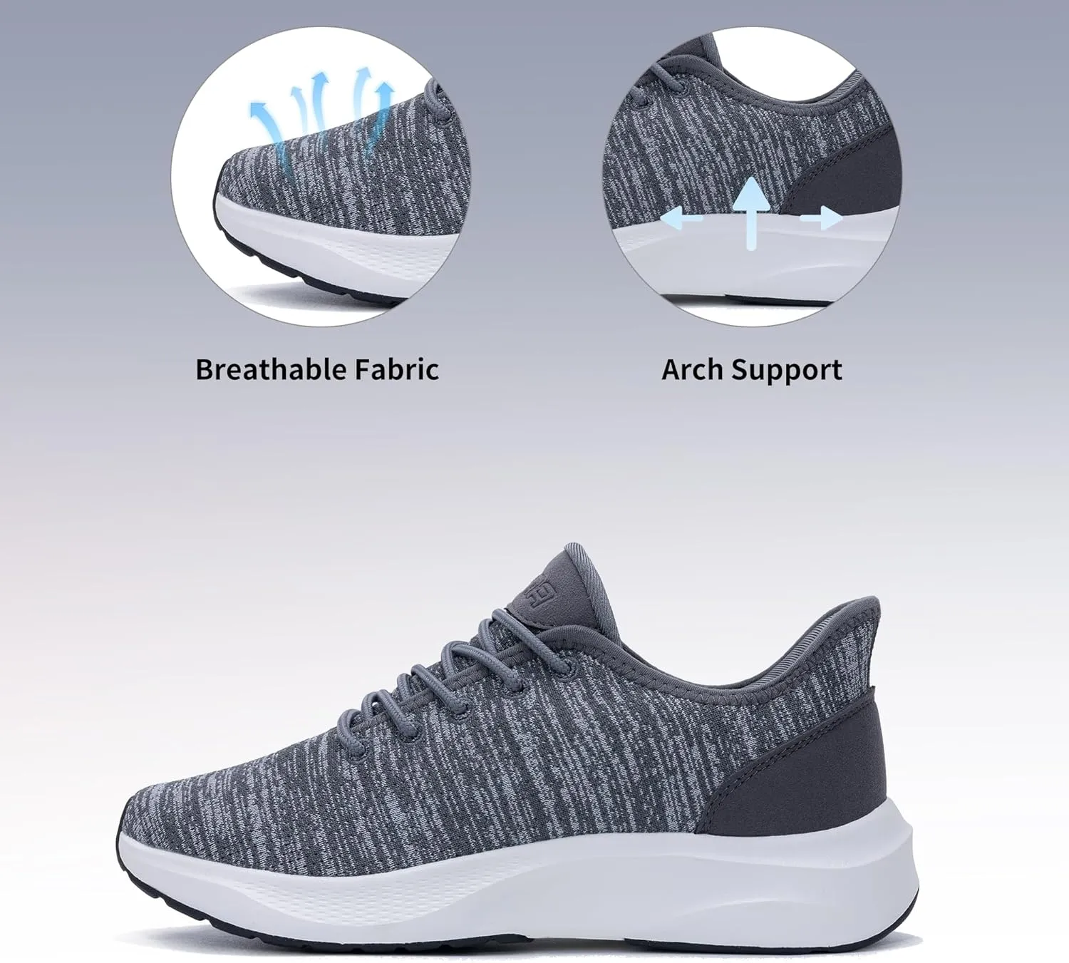 Women's Tennis Shoes,Comfortable Breathable Knit Slip On Sneakers, Convenient Shoes for Everyday and Travel