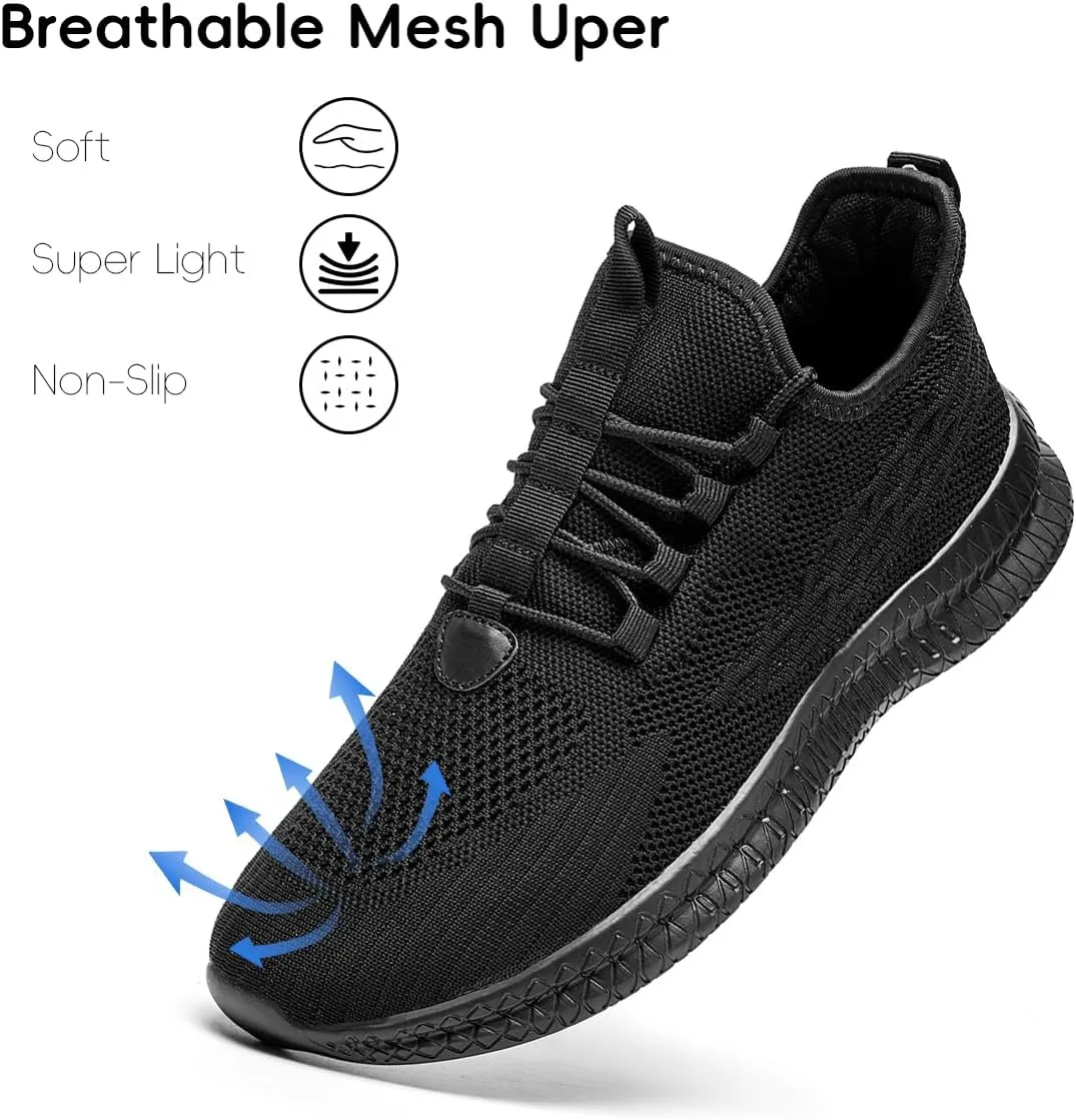 Women's Walking Shoes Casual Slip on Running Tennis Shoes Lightweight Breathable Non Slip Casual Sports Trainers