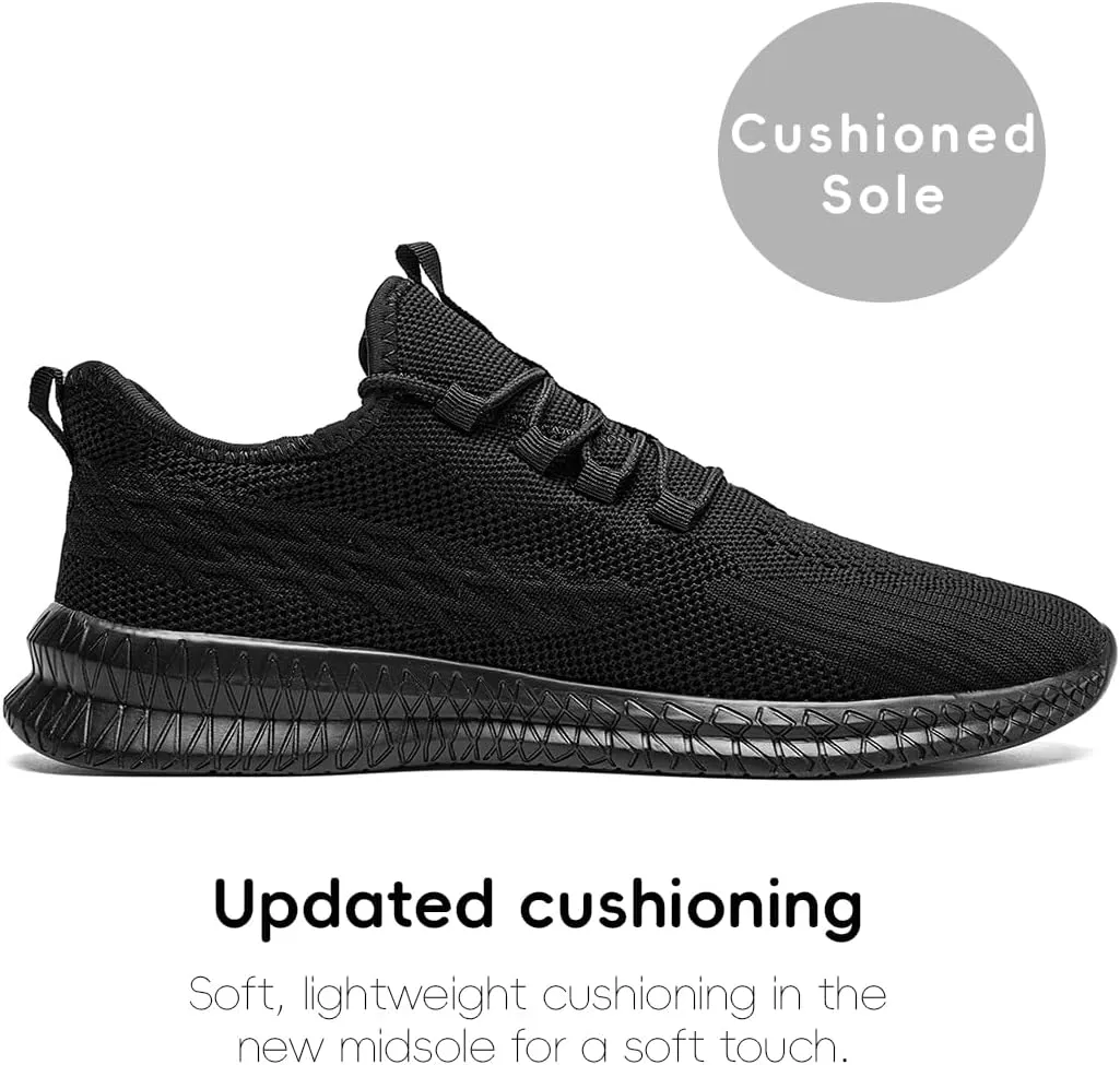 Women's Walking Shoes Casual Slip on Running Tennis Shoes Lightweight Breathable Non Slip Casual Sports Trainers