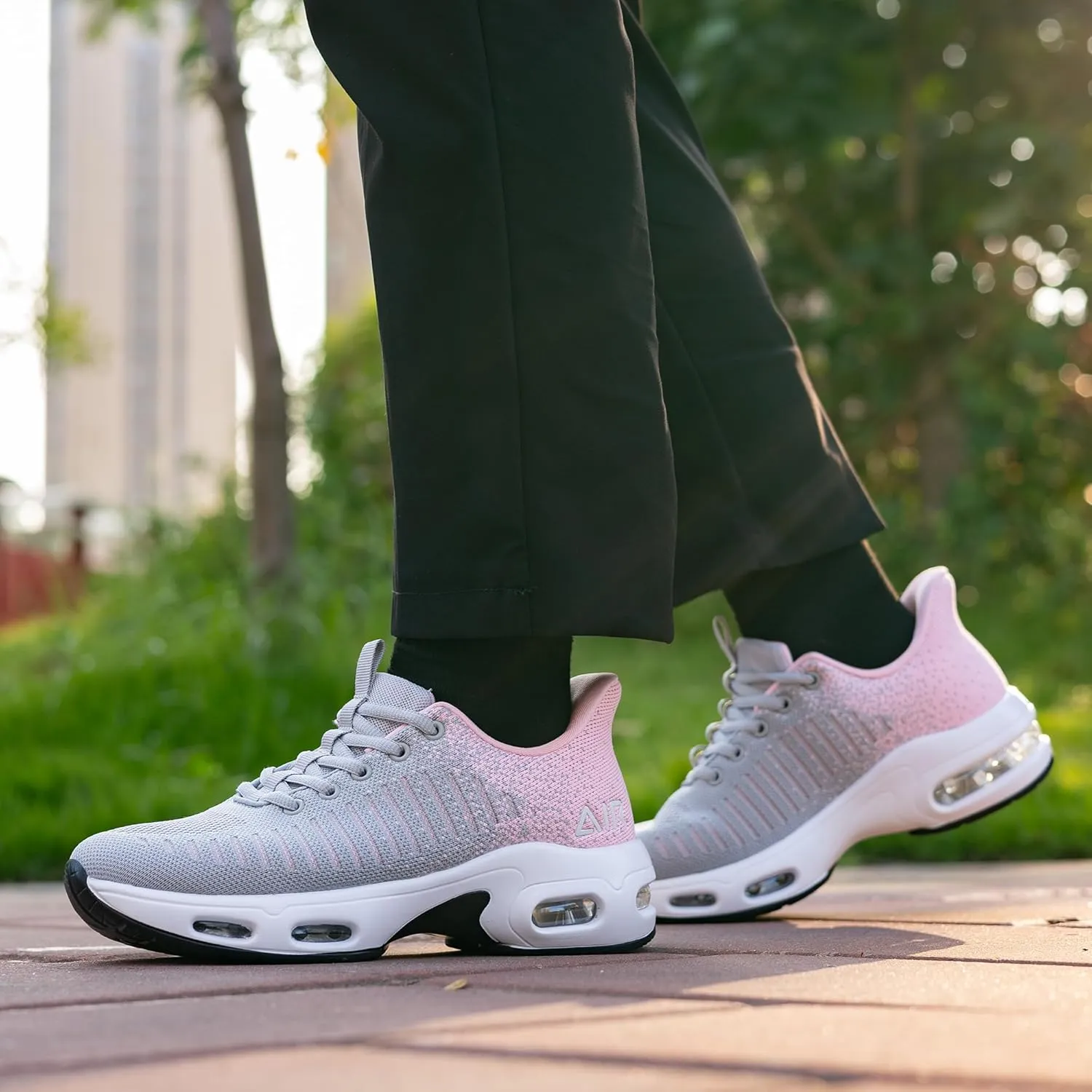 Women's Walking Shoes | Slip On | Fashion Sneakers | Air Running Tennis Shoes US 6-11