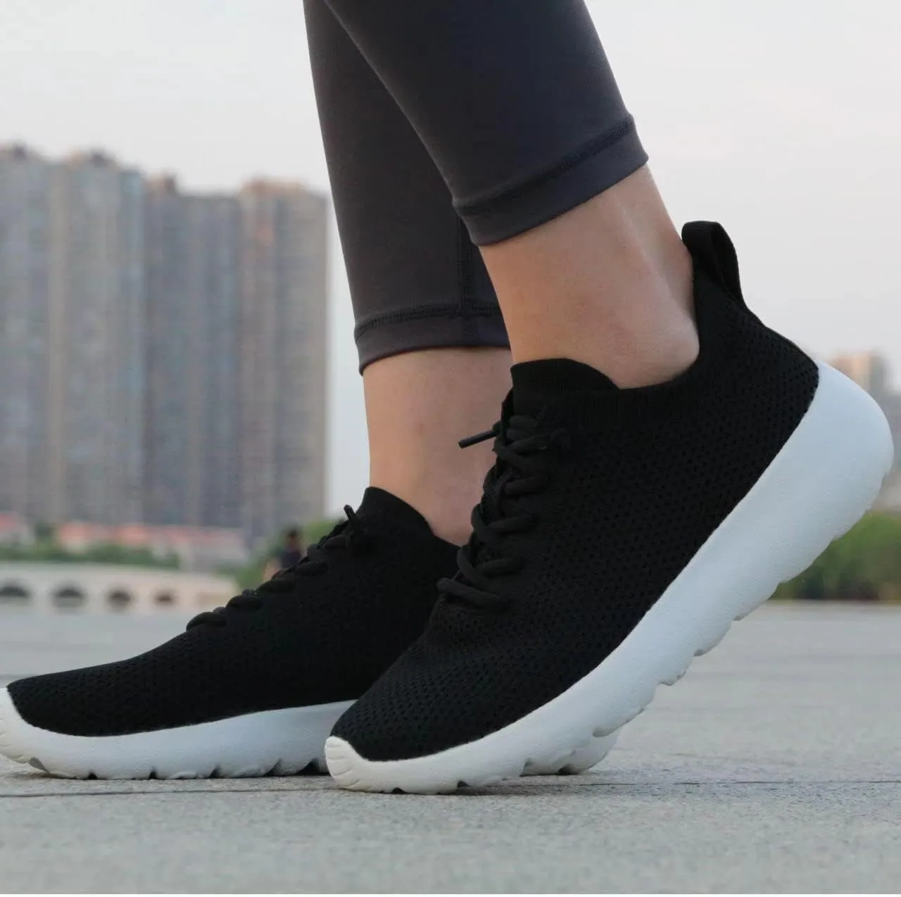Womens Walking Shoes | Slip On Sneakers for Women |Comfy Tennis Running Shoes | Lightweight and Breathable