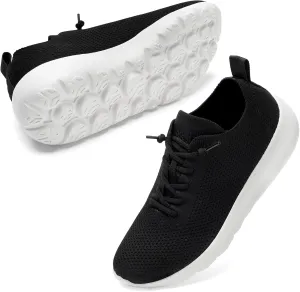 Womens Walking Shoes | Slip On Sneakers for Women |Comfy Tennis Running Shoes | Lightweight and Breathable