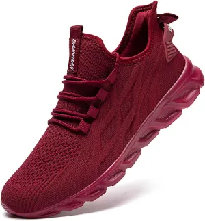 Womens Walking Shoes Slip On Sneakers Tennis Shoes Running Sport Workout Gym Shoes Athletic Non Slip Lightweight Breathable Fashion Casual Shoes for Travel Work