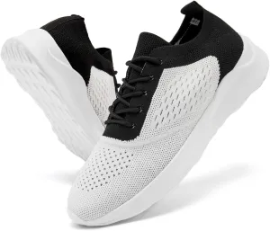 Womens Walking Shoes Tennis Slip On Sneakers Running Sport Workout Gym Shoes Athletic Non Slip Breathable Lightweight Fashion Casual Black US 6 to US 11.5