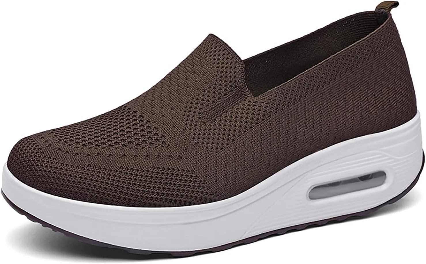XIRUJNFD Women's Orthopedic Sneakers, Air Cushion Slip On Shoes, Mesh Orthopedic Sneakers