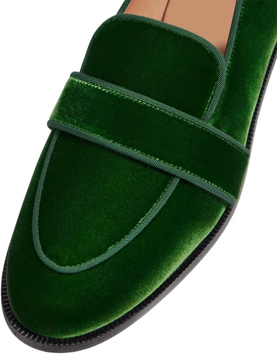 XYD Women's Closed Almond Toe Slip On Moccasins Low Heel Flats Comfy Formal Casual Office Work Dress Loafers Shoes