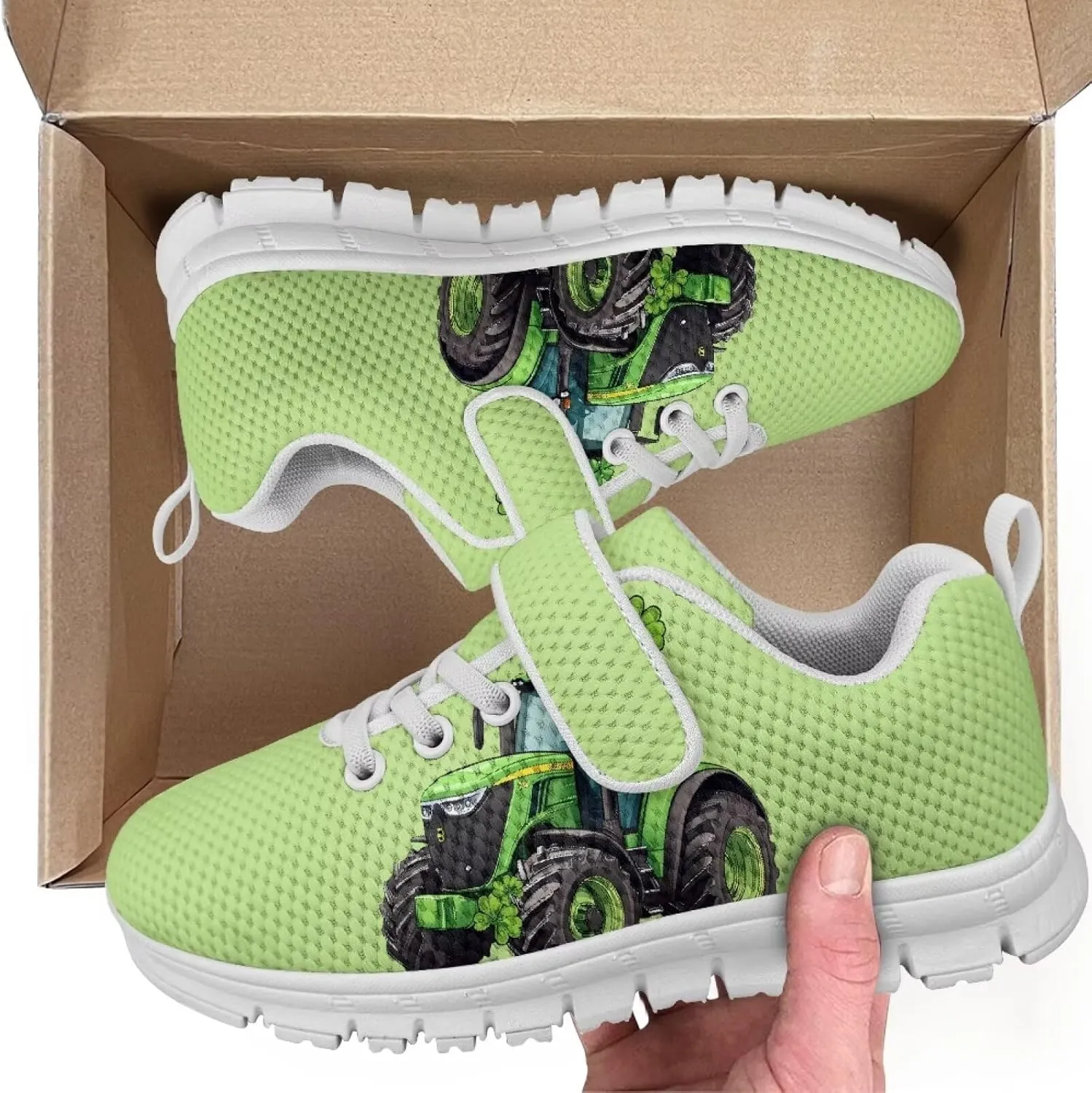 YEXIATODO Boys' Girls' Shoes Lightweight Slip On Casual Running Shoes Breathable Athletic Shoes Sneakers 11-2.5 Kids