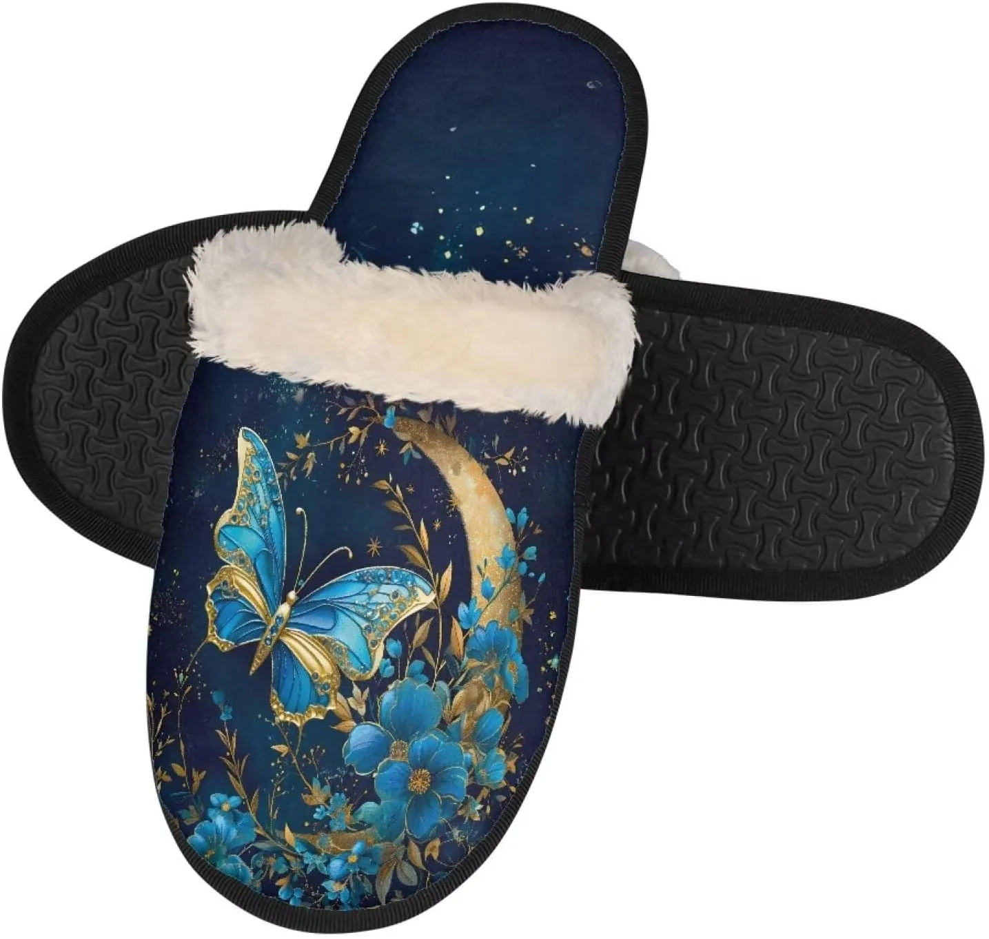 YEXIATODO Comfy House Shoes Women Size X-Small-X-Large for Girls Fuzzy Slippers for Men Cotton Slippers