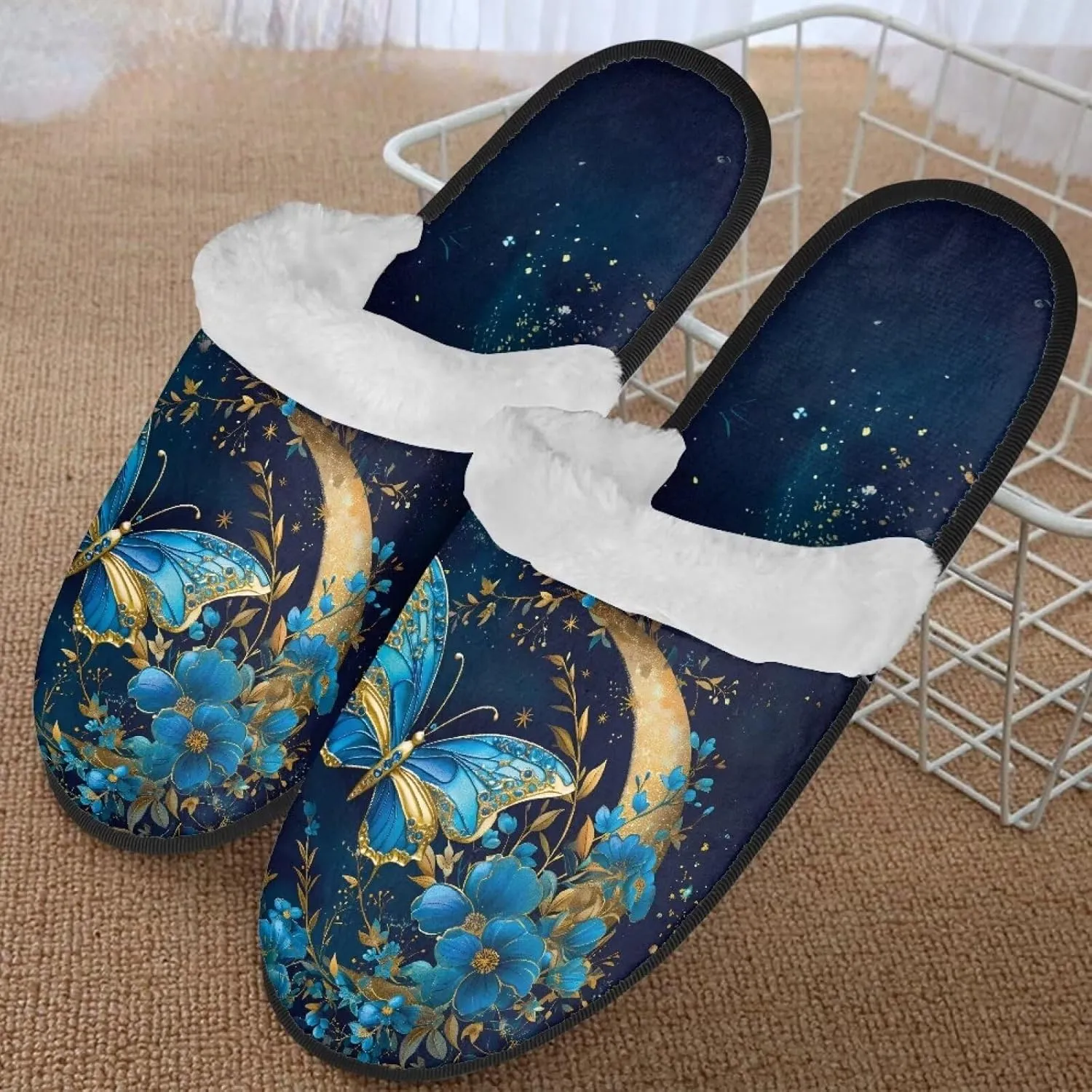 YEXIATODO Comfy House Shoes Women Size X-Small-X-Large for Girls Fuzzy Slippers for Men Cotton Slippers