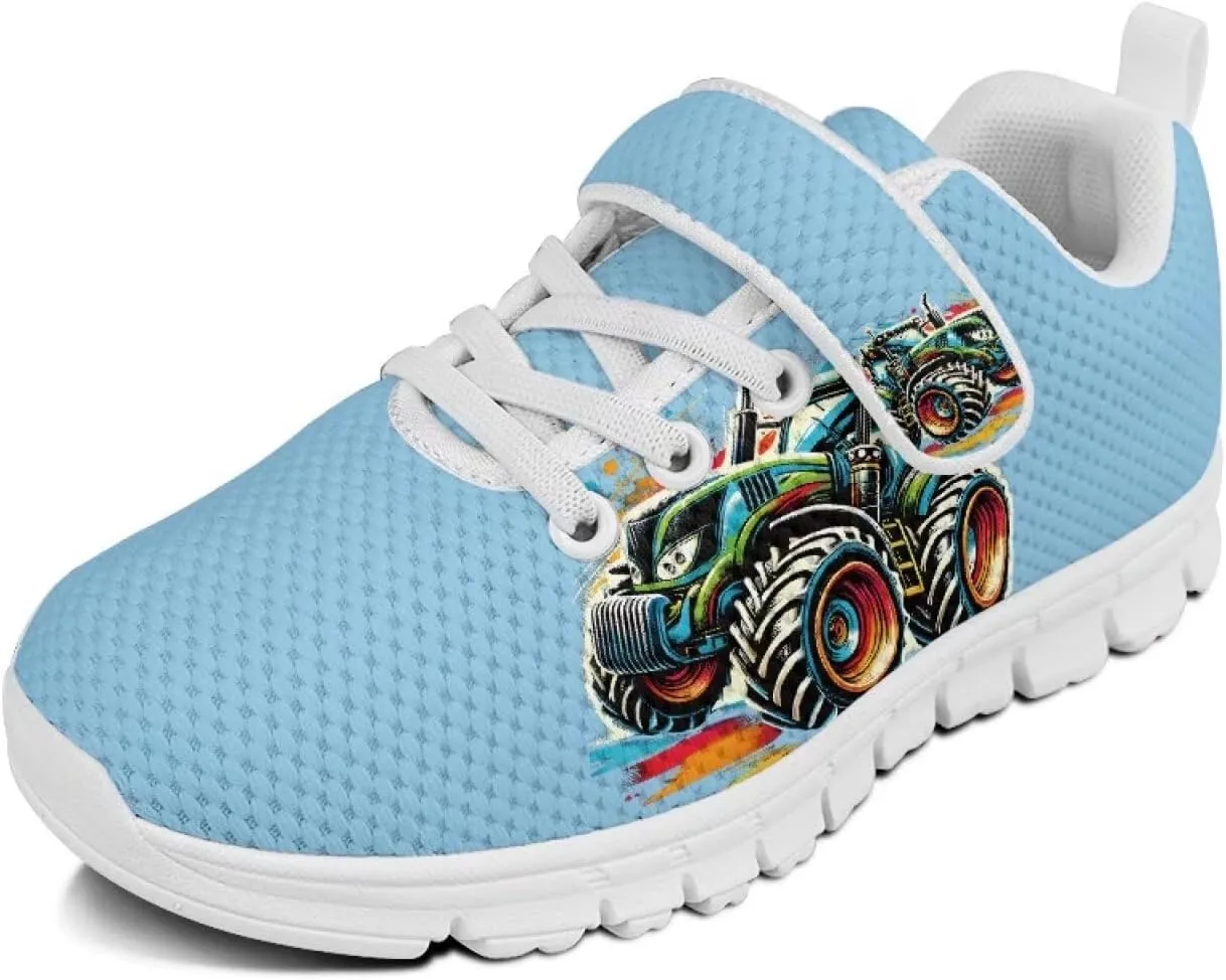 YEXIATODO Girl Boys Slip-On Sneakers Toddler/Little Kid/Big Kid Lightweight Fashion Breathable Tennis Walking Shoes