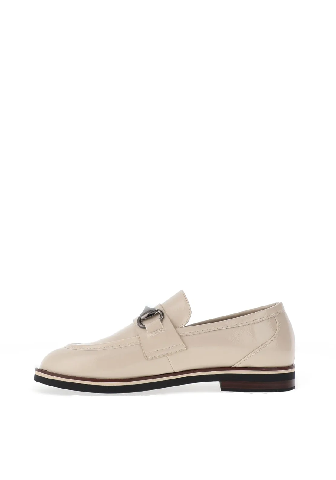 Zanni & Co Afulas Patent Link Loafers, Chiffon