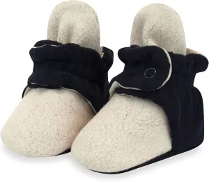 Zutano Unisex Fleece Baby Booties, Two Snap Closure, Newborn to 24 Months